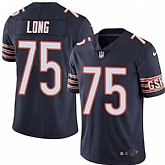 Nike Men & Women & Youth Bears 75 Kyle Long Navy Blue Color Rush Limited Jersey,baseball caps,new era cap wholesale,wholesale hats